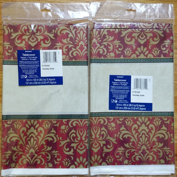 Christmas Tablecloth Bundle NWT - Picture 3 of 11